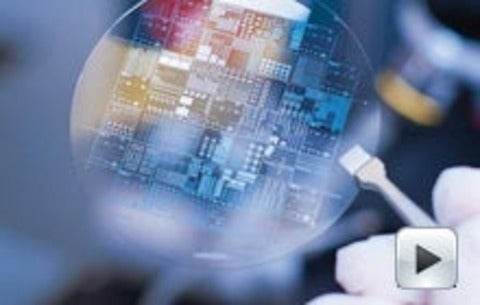 A printed microchip in the lab