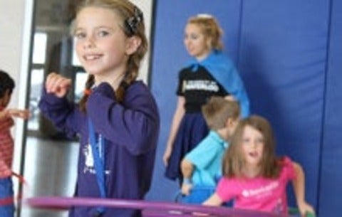 Children participating in activities