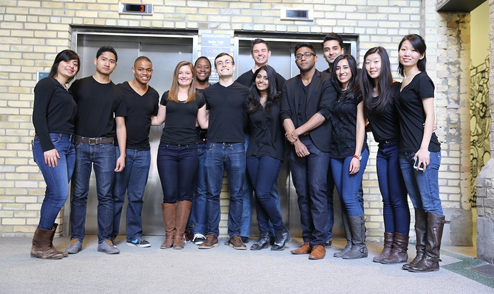 The student team of volunteers