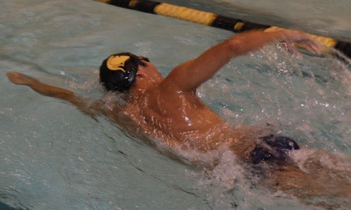 Waterloo Warrior swimming