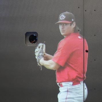 Simulation of a pitcher