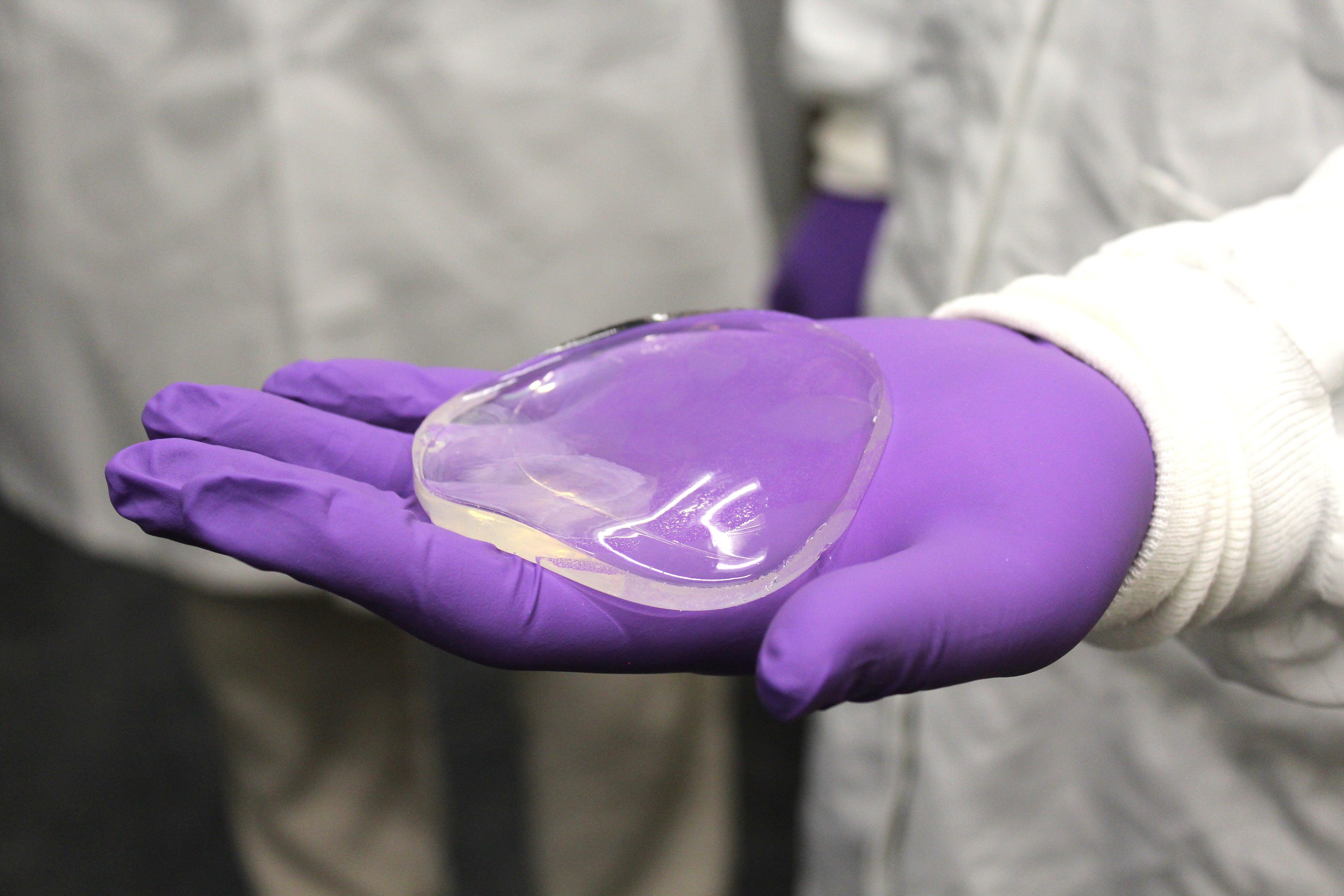 Engineering researchers at the University of Waterloo created this moist, flexible gel to help heal soft-tissue injuries.