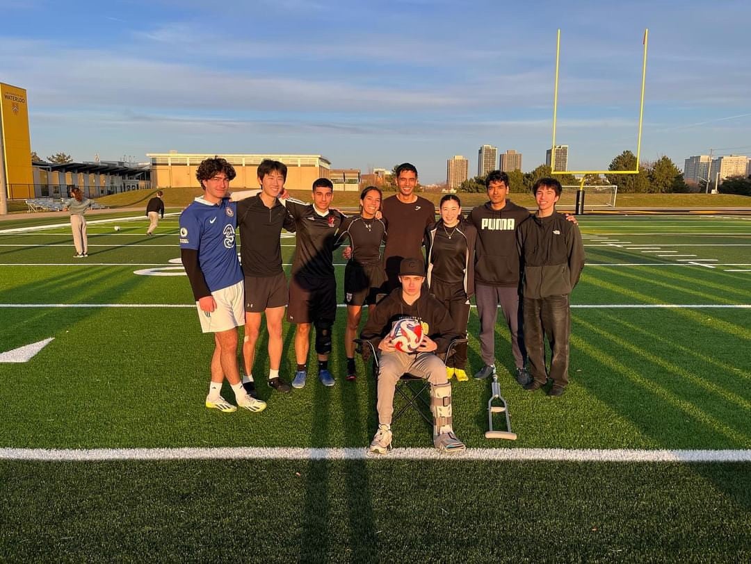 Elysia Darbourne with intramural soccer team