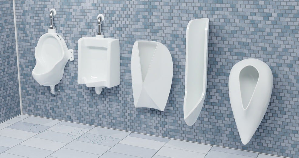 Urinals tested by Waterloo Engineering researchers.