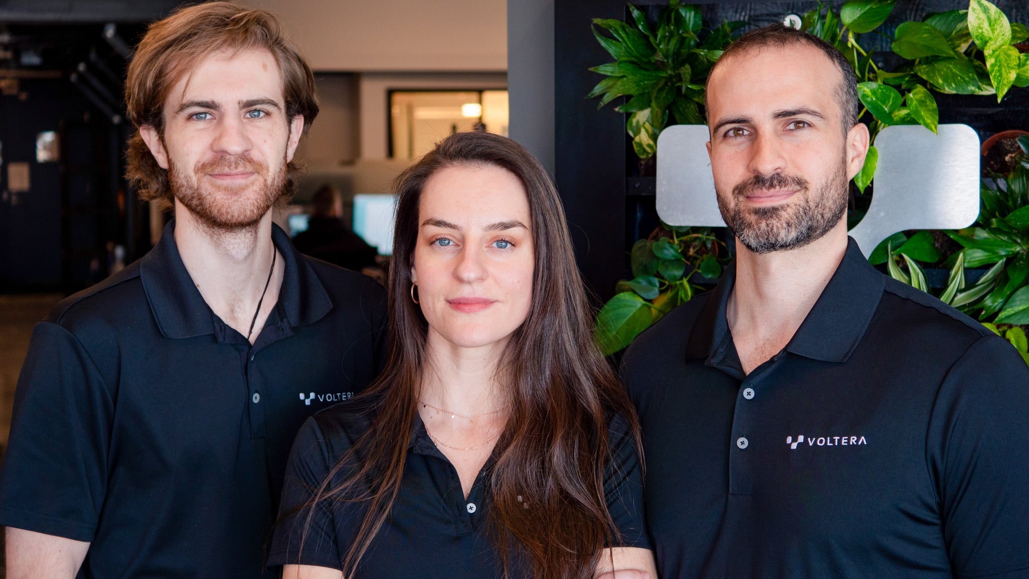 Voltera founders from left to right, James Pickard, Katarina Ilić and Jesus Zozaya