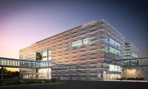 Architect rendering of Engineering 7 building