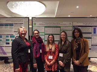Members of the M3 team at the Canadian Association on Gerontology 2017 conference