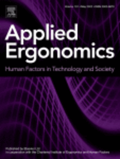 Applied Ergonomics journal cover