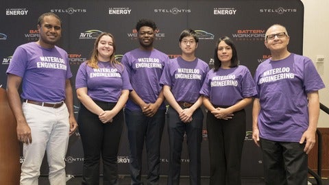 Team photo of Battery Workforce Challenge Team