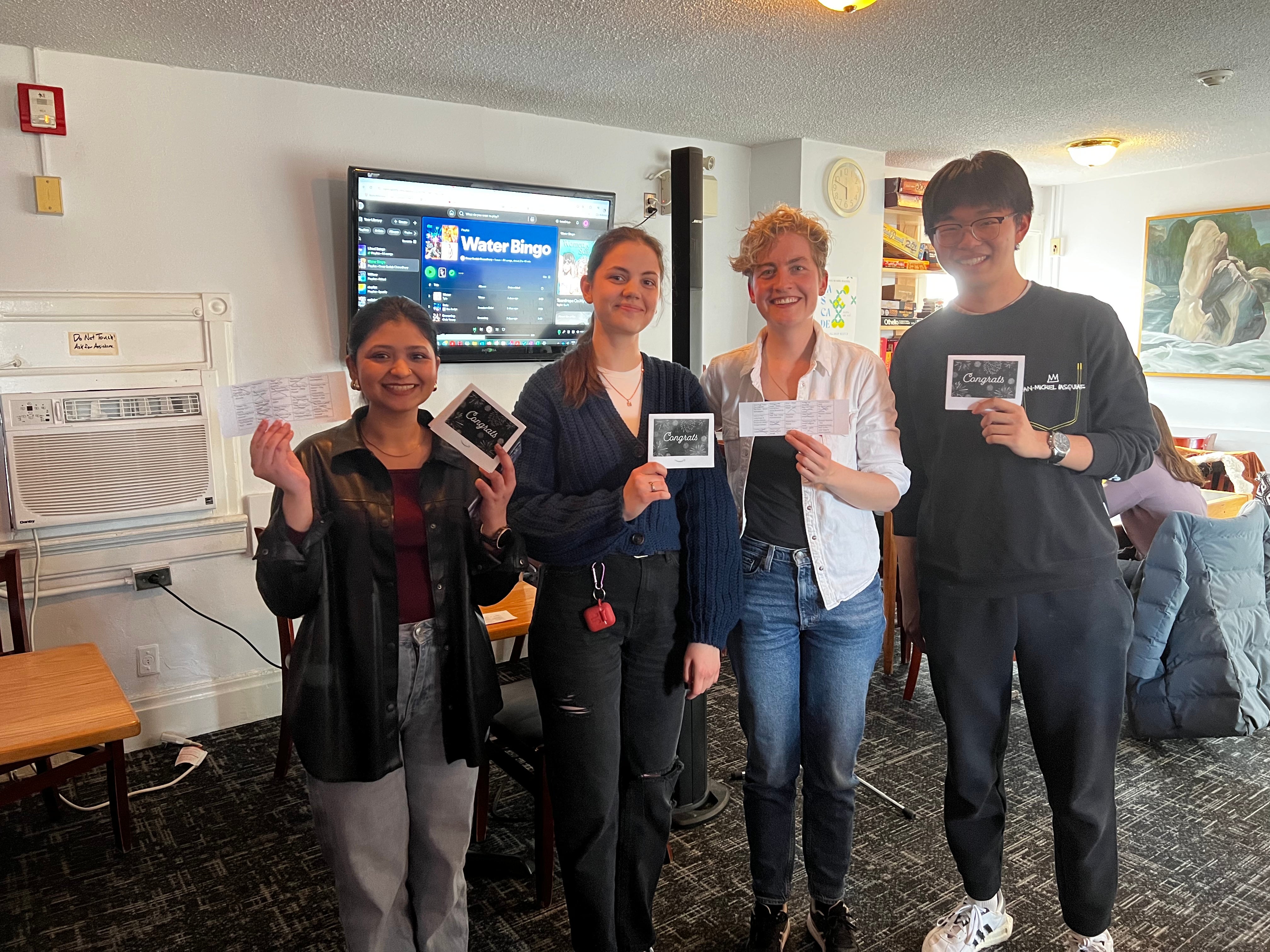 Winners of the event with their gifts