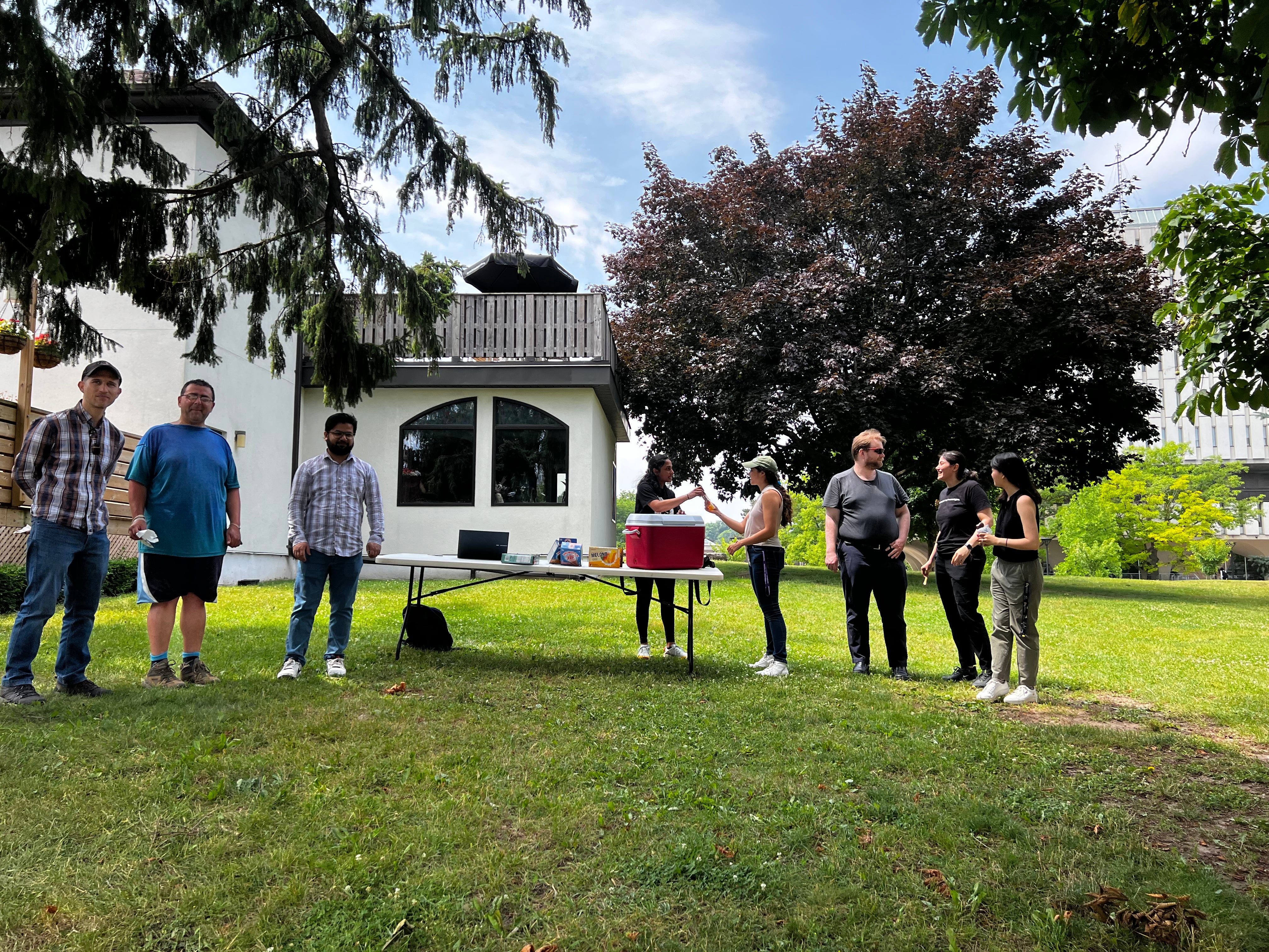 Image of the outdoor location used for the event with students 