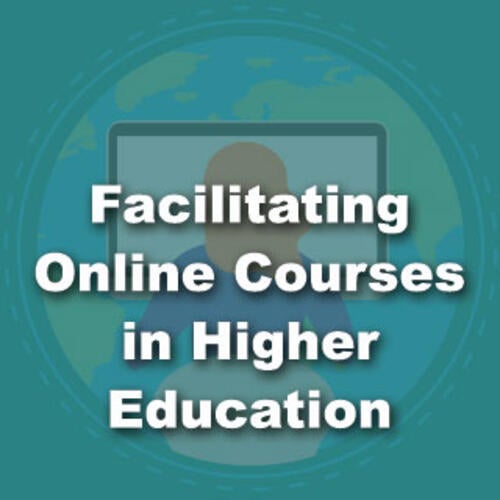 Facilitating online courses in higher education