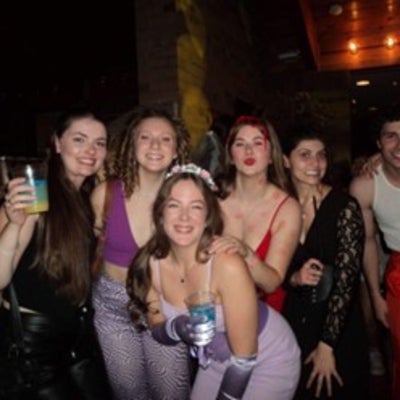 Students dressed up in costumes