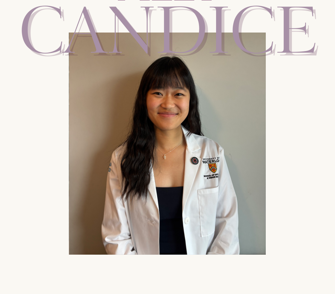 Candice Lee with her name written in text across the photo