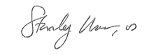 Stan Woo's signature