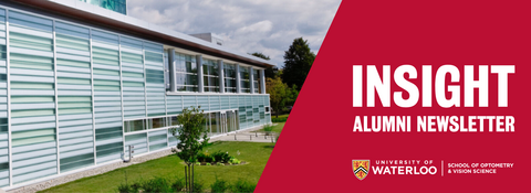 View of the front of the School in spring.