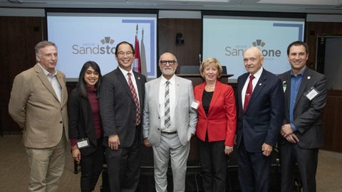 Stan Woo, Peter Meier and others on Parliament Hill