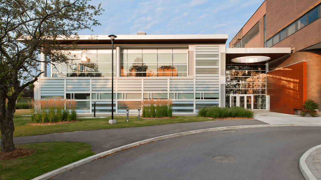 View of the School of Optometry and Vision Science building