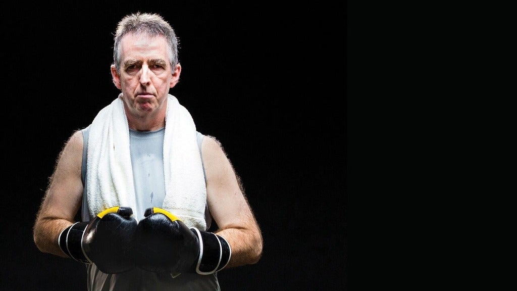 Professor Chris Hudson works out in the boxing fitness class at the YMCA