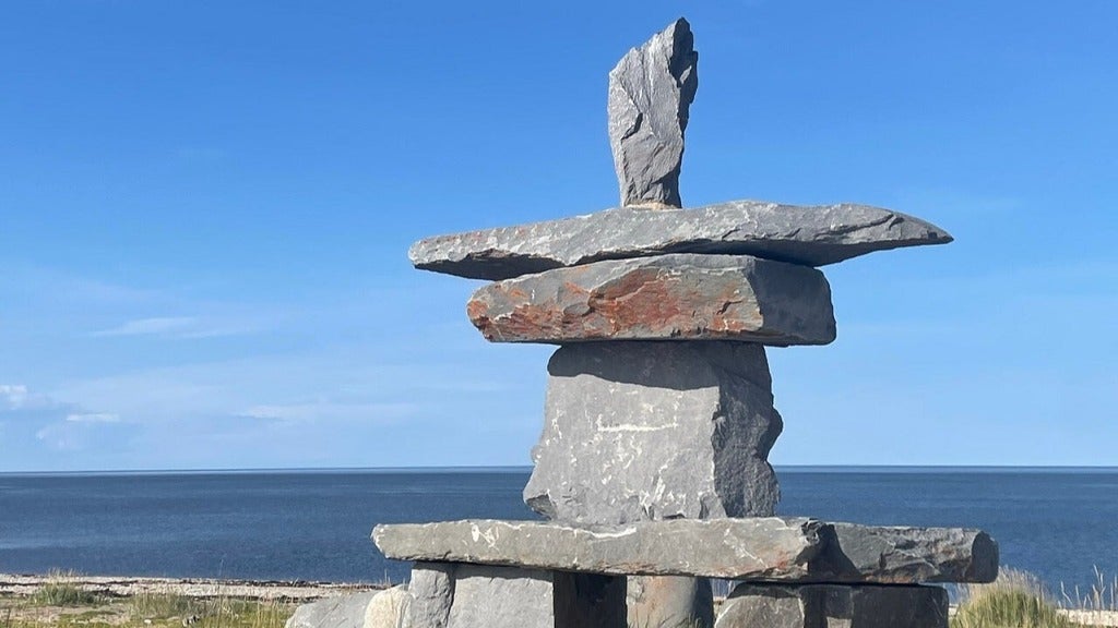 Inukshuk in Churchill Manitoba