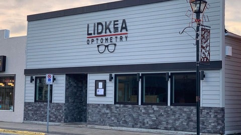 Front view of the office where Dr. Lidkea works