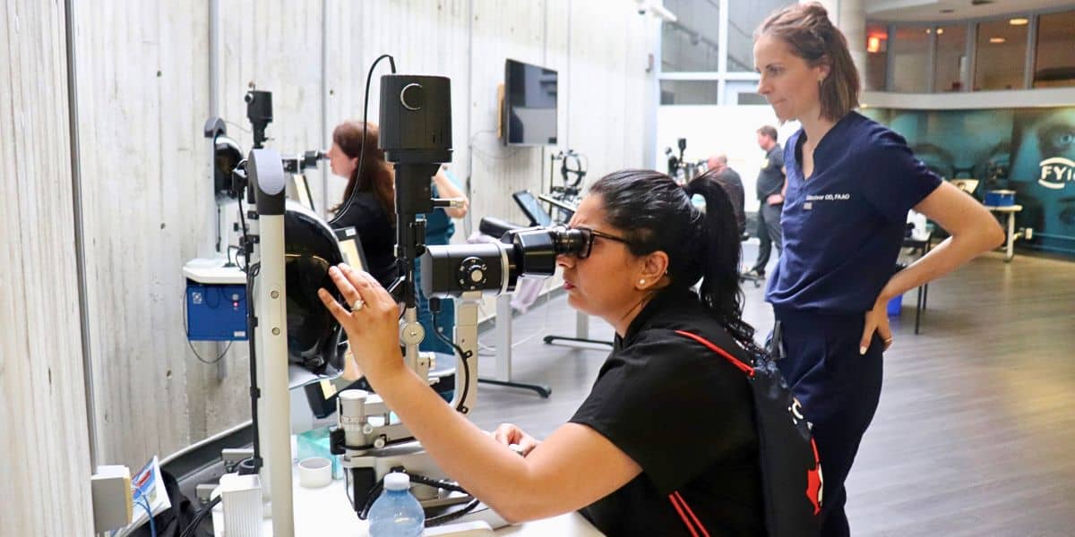 Sarah MacIver in the lab.