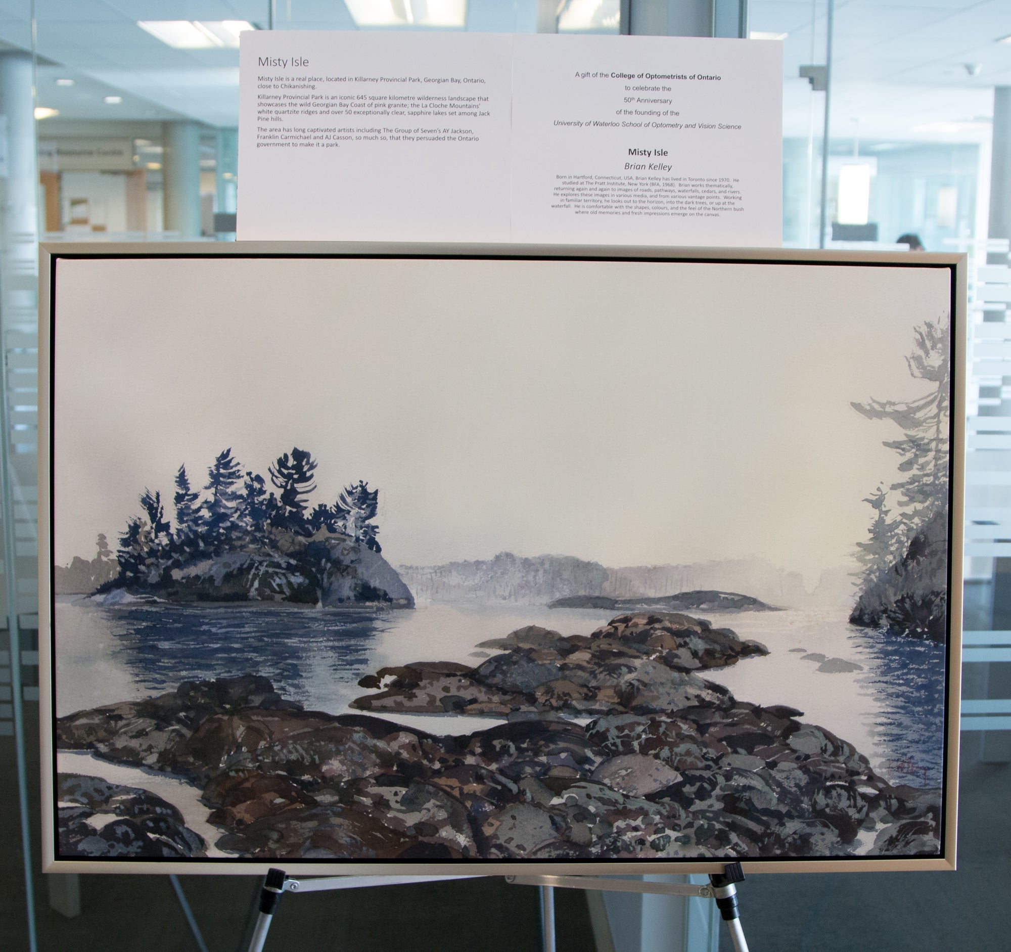 Ontario College of Optometrists' art donation