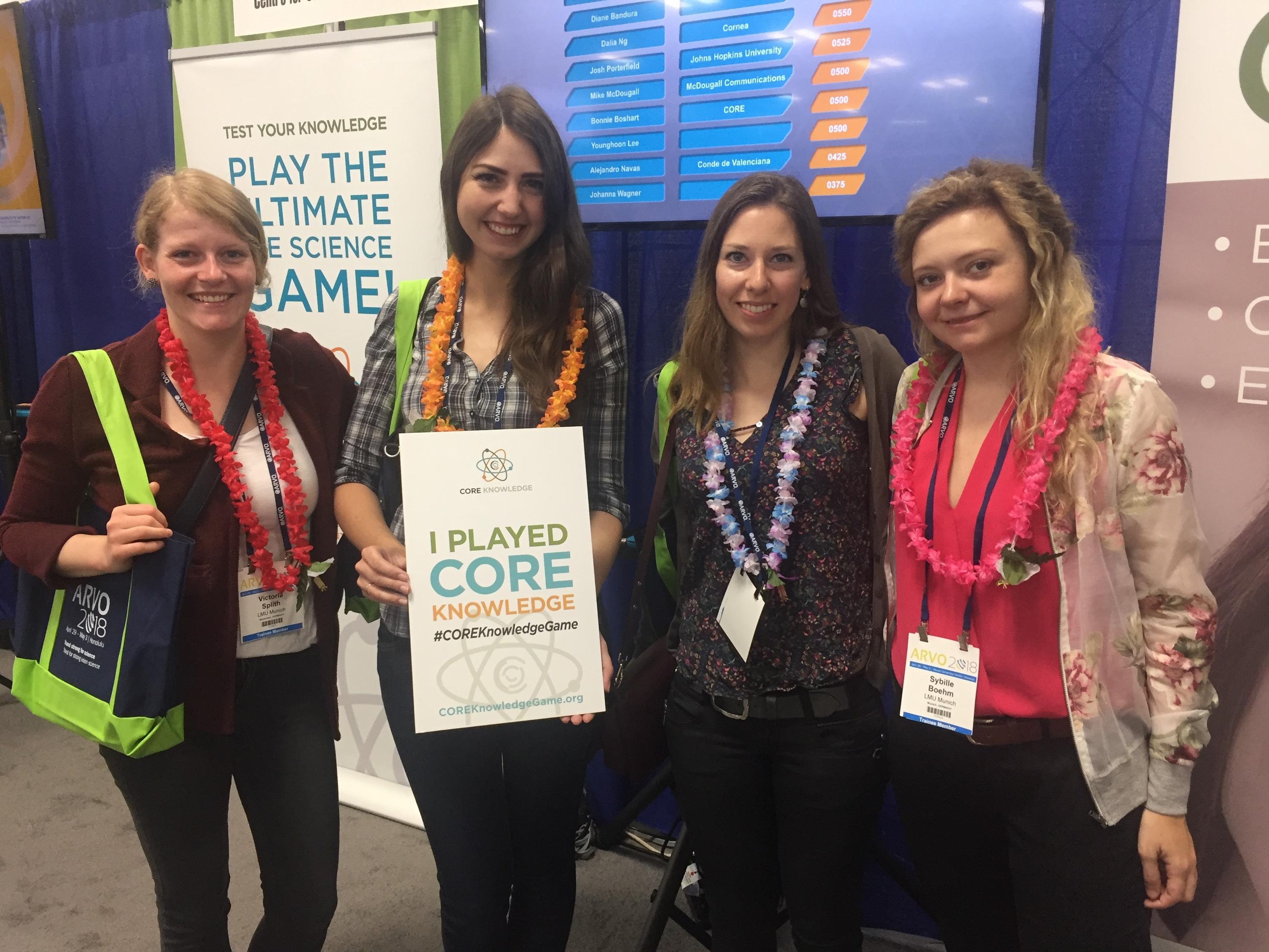 Attendees at the ARVO conference