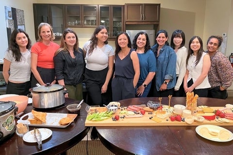 Group of people at party