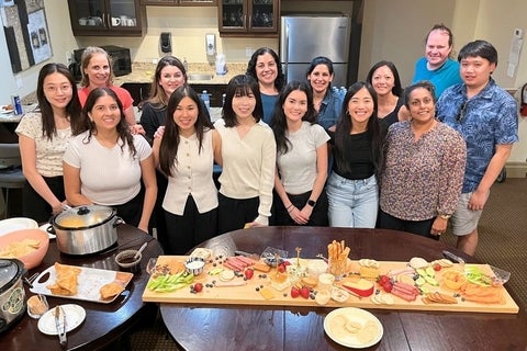 Group of people at party