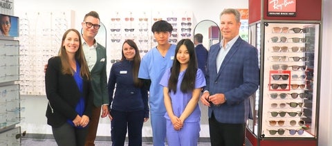 Group of people in optical