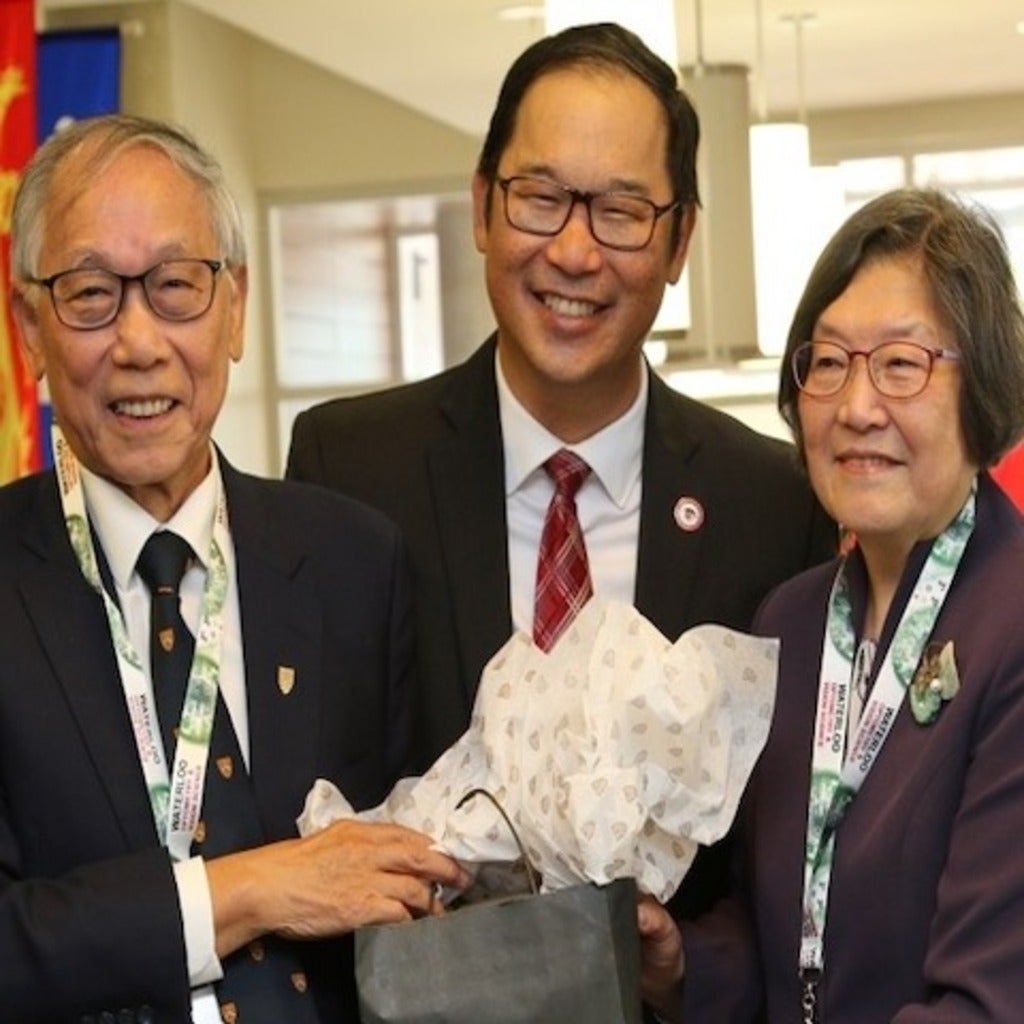 George and Judy Woo with school director