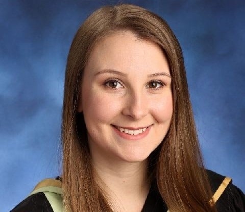 Dr. Allison Binnie - grade 8 graduation photo