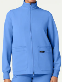 Ceil blue scrub jacket