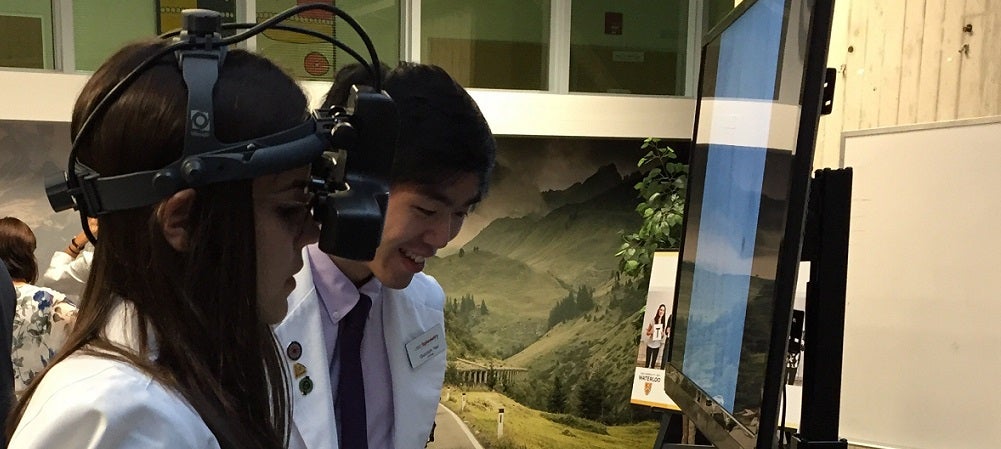 Students practice in the School's virtual lab