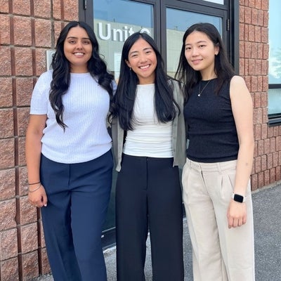 Nav Sidhu, Nicole Wang and Wendy Zhai