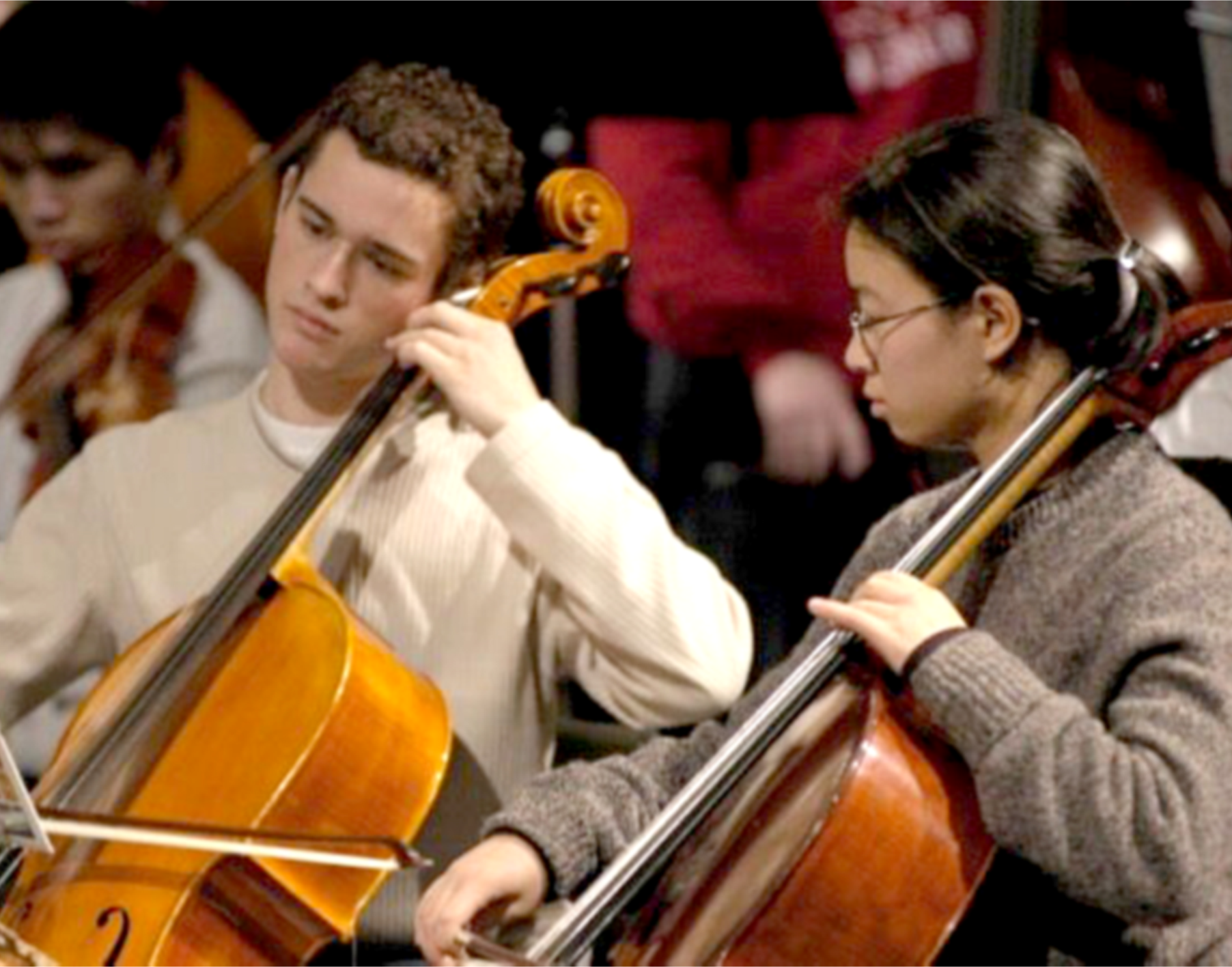 orchestra players