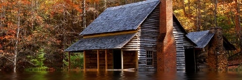 flooded home