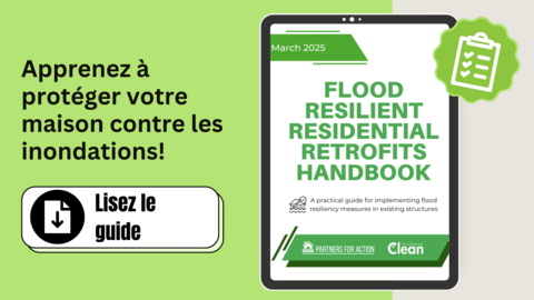 Flood Resilient Residential Retrofits Handbook banner in French
