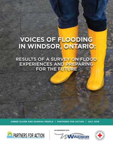 Voices of Flooding in Windsor, Ontario Report Cover
