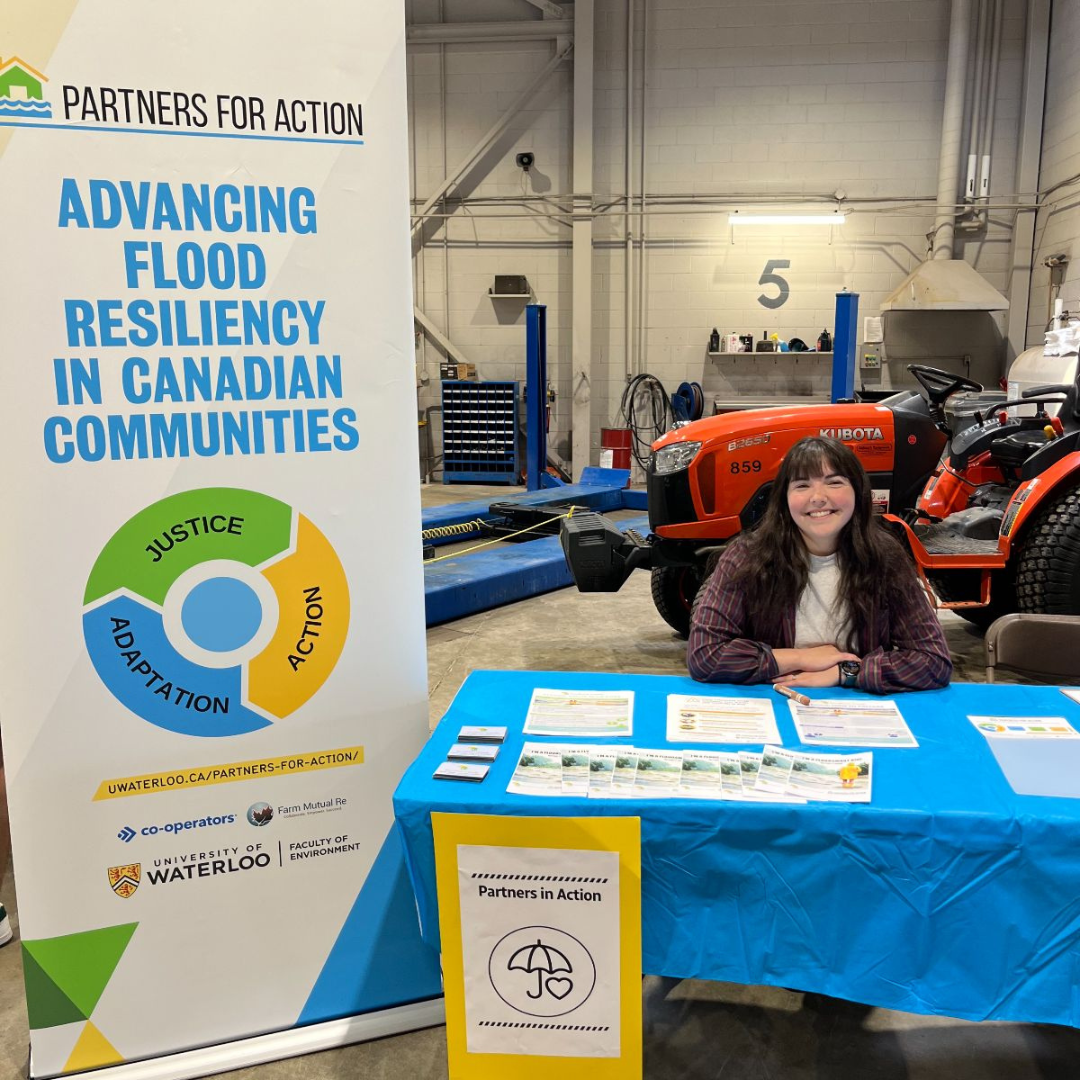 Cameron McGlade Gabriel promoting P4A at a local event.