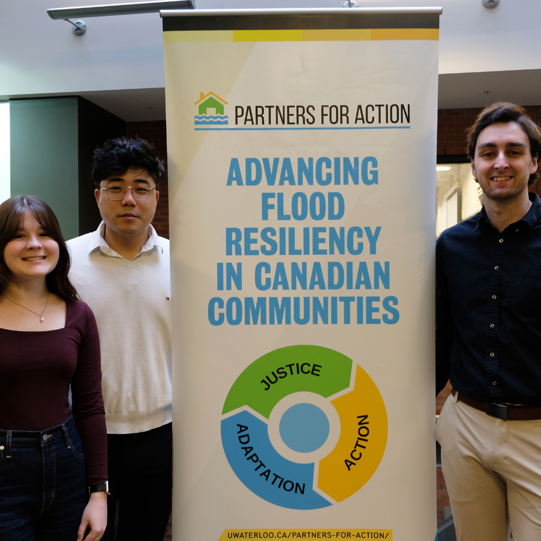 Membres de l'équipe P4A, Sheridan Hill, Herry Chen et Tyler Hull