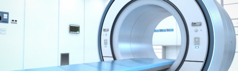 MRI Scan machine in room