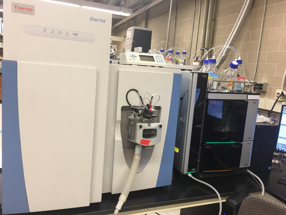 Thermo Scientific Orbitrap coupled to Thermo UHPLC Vanquish system