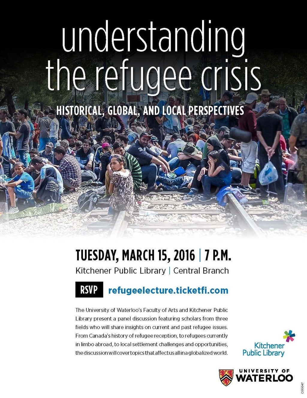 Event poster (Understanding the refugee crisis)