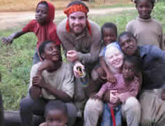 A group photo of Chaylene and friends in Cameroon. 