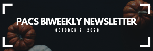 PACS Biweekly Newsletter, October 5th, 2020