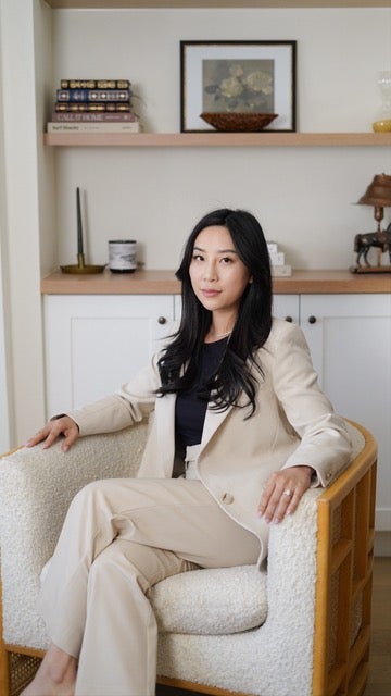 Woman sitting on chair