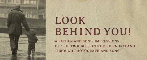Look behind you logo with father and son walking