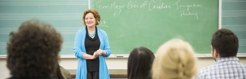 Marlene Epp teaching